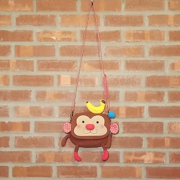 Balloon Monkey with Banana Kids Purse - Picture 2 of 8